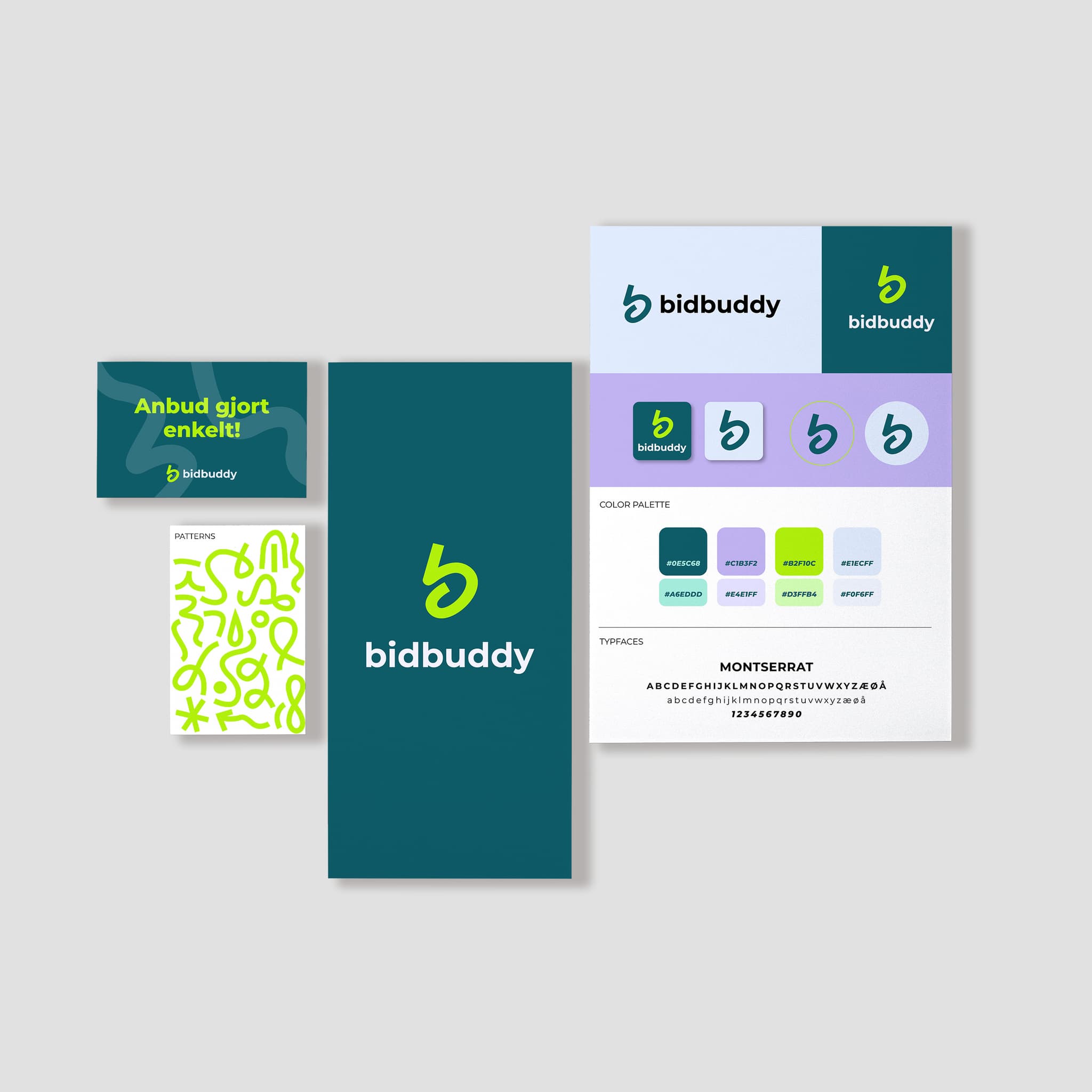 Bidbuddy – Visuell identitet